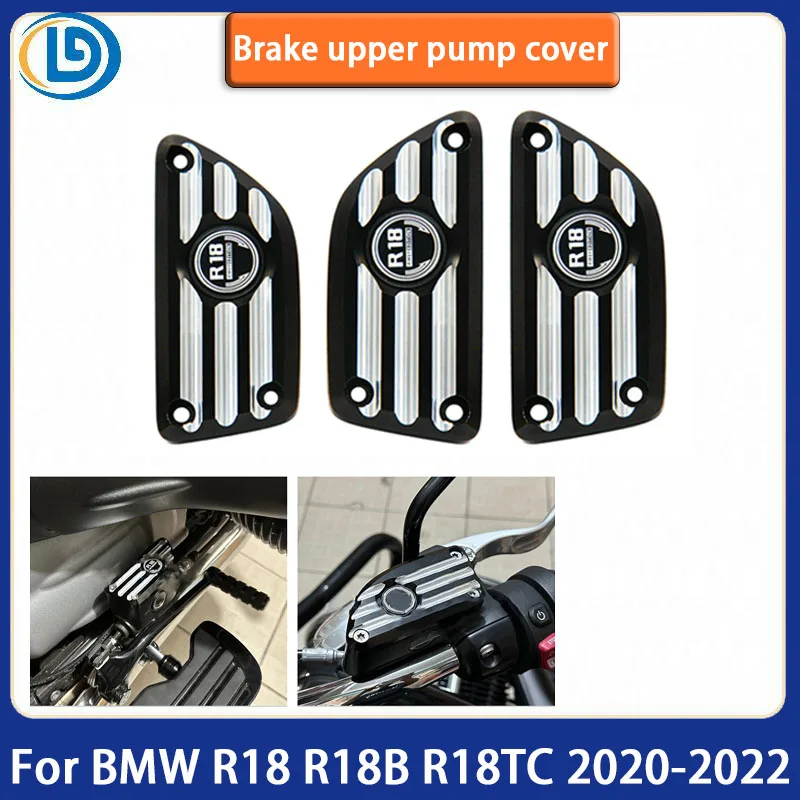 

Motorcycle Parts For BMW R18 R18B R18TC 2020 2021 2022 Modified CNC Clutch Cover Front And Rear Brake Upper Pump Cover Set