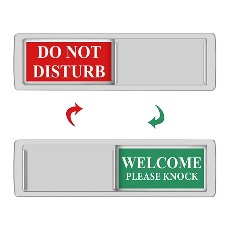 

Do Not Disturb Slider Sign Office Door Magnetic Privacy Indicator Please Knock Welcome Slider Signs For Meeting Room Signboard