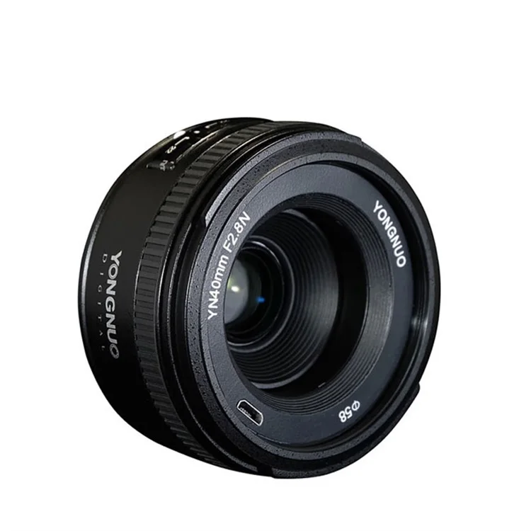 

40MM F2.8 Lens Light-weight Standard Prime AF/MF Auto Manual Focus Lente YN40mm For DSLR Cameras