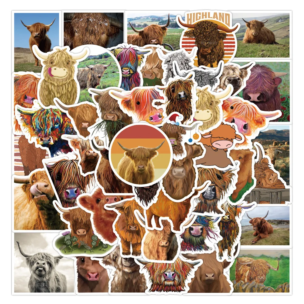 10/30/50pcs Highland Cattle Cartoon Graffiti Stickers Animal Cute Stickers Christmas Gift Diy Laptop Kids Toys Decal Stickers
10/30/50pcs Highland Cattle Cartoon Graffiti Stickers Animal Cute Stickers Christmas Gift Diy Laptop Kids Toys Decal Stickers