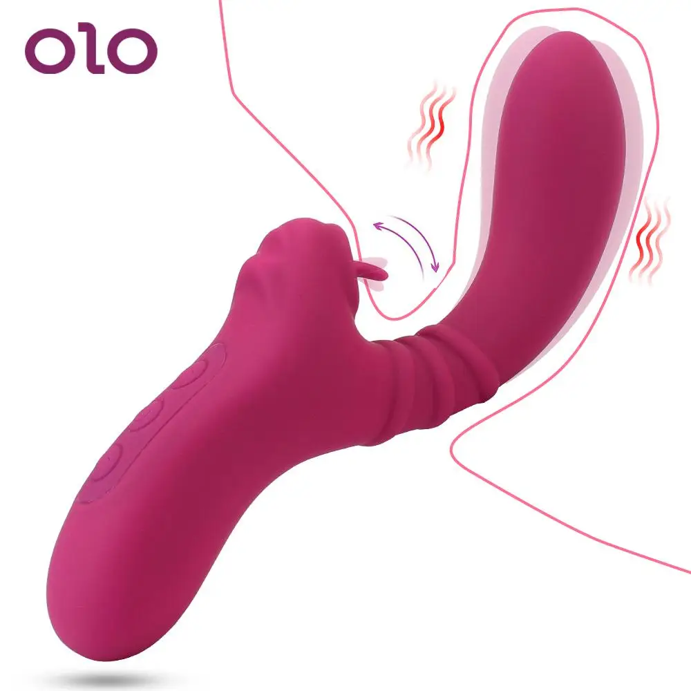 

Соска присоски интимные игрушки для женщин Стимулятор клитора секс оральный язык лизание вибратор точка G 10 + 10 Режим минет