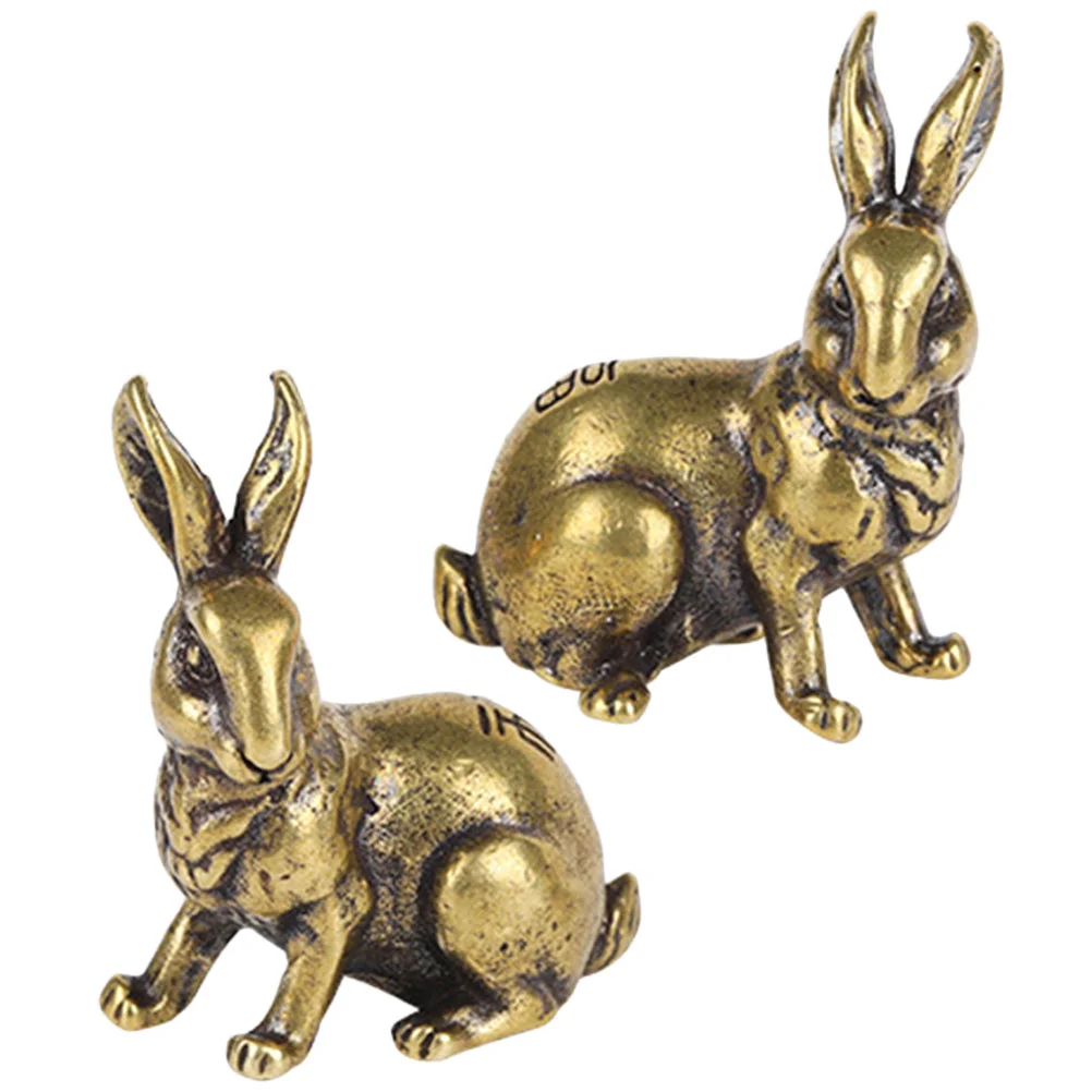 2 Pcs Bookshelf Brass Chinese Zodiac Sign of Rabbit Office Vintage Decor Golden Lovely
2 Pcs Bookshelf Brass Chinese Zodiac Sign of Rabbit Office Vintage Decor Golden Lovely