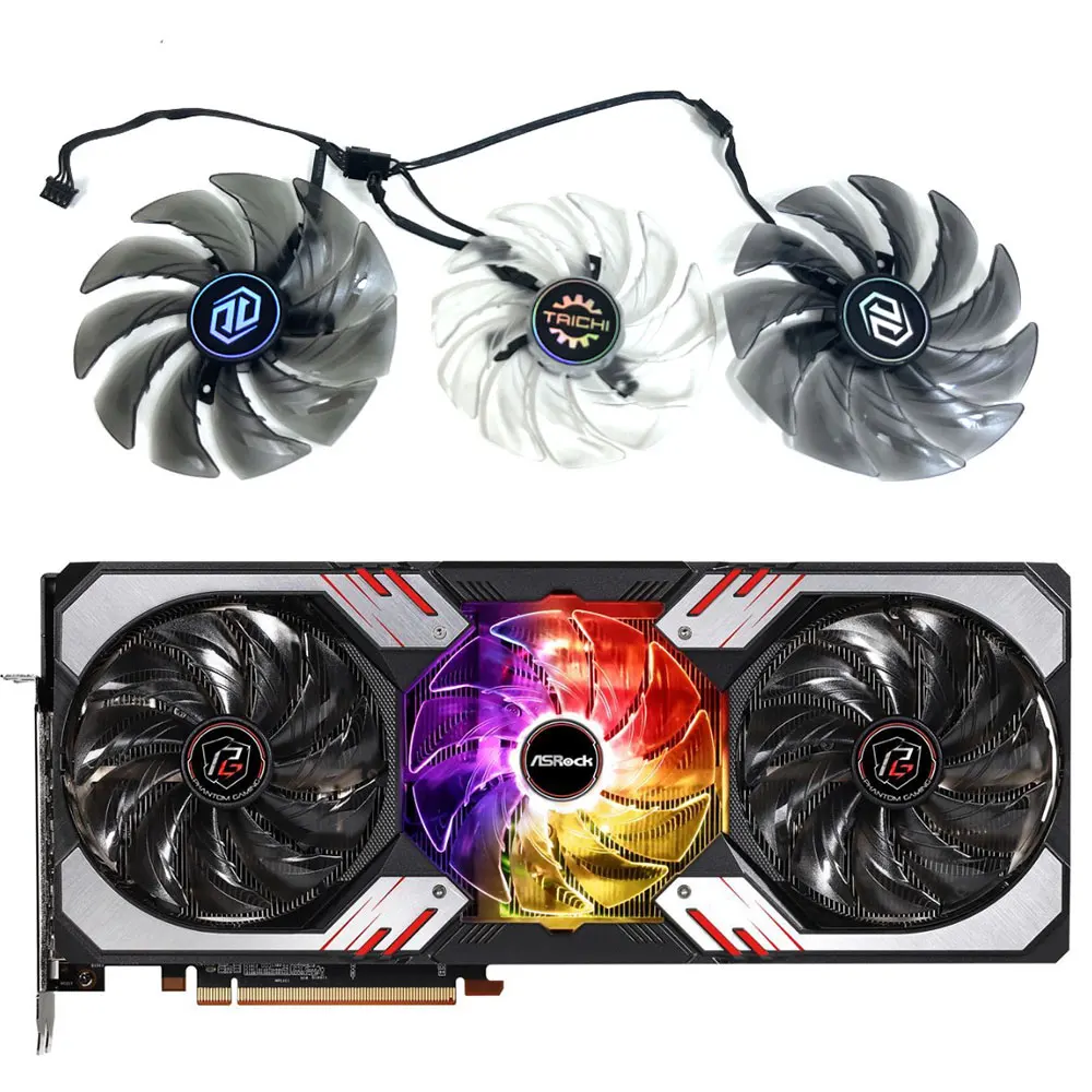 Original FDC10H12S9-C RX 6800XT、6900XT Phantom Gaming FAN,For ASRock RX 6800、6800XT、6900XT Phantom Gaming Video card cooling fan 
Original FDC10H12S9-C RX 6800XT、6900XT Phantom Gaming FAN,For ASRock RX 6800、6800XT、6900XT Phantom Gaming Video card cooling fan