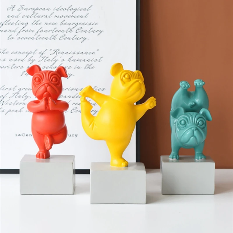 Lovely Yoga French Bulldog Statue Nordic Cartoon Animals Sculpture Home Living Room Decor Resin Figurines Craft
Lovely Yoga French Bulldog Statue Nordic Cartoon Animals Sculpture Home Living Room Decor Resin Figurines Craft