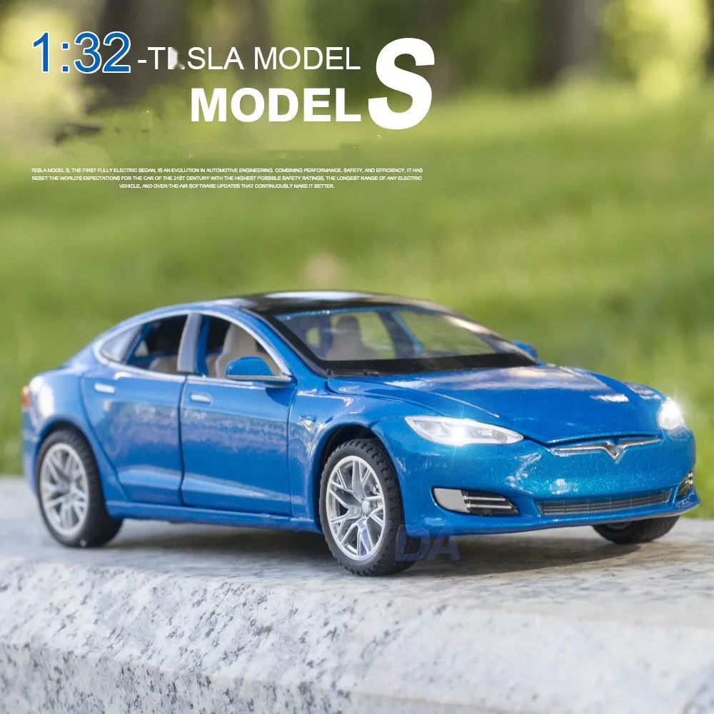 1:32 Alloy Tesla Model S Car Models Toy Diecast Simulation Tesla Vehicles With Sound Light Pull Back Toys For Children Kids Gift
1:32 Alloy Tesla Model S Car Models Toy Diecast Simulation Tesla Vehicles With Sound Light Pull Back Toys For Children Kids Gift
