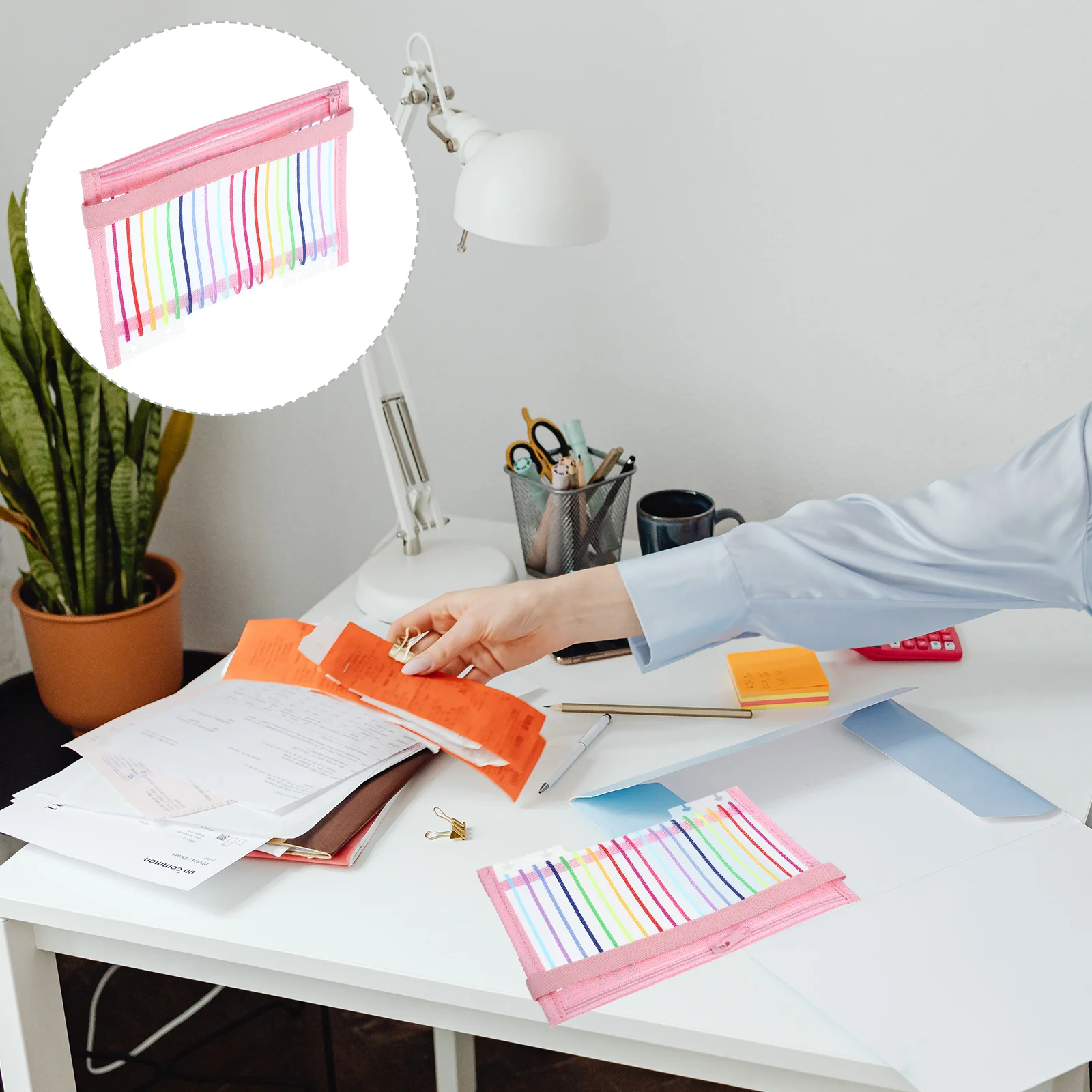 Business Notebooks Loose-leaf Document Bag Reusable Accessory Pink Replaceable Binder
Business Notebooks Loose-leaf Document Bag Reusable Accessory Pink Replaceable Binder