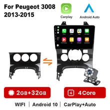 

2G+32G Carplay For Peugeot 3008 1 2009 - 2016 Car Radio Multimedia Video Player Navigation GPS Android No 2din 2 din dvd