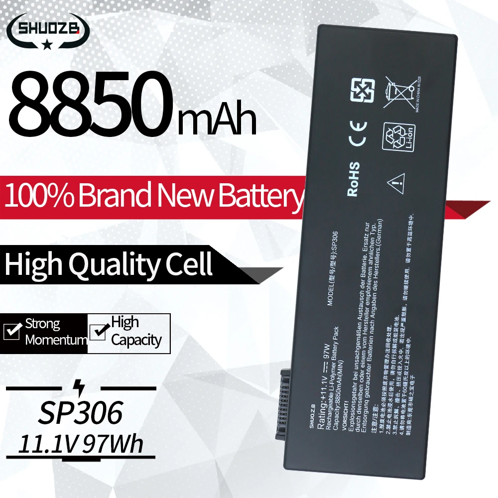 

New SP304 SP305 SP306 Laptop Battery For SIEMENS PG M3 M4 M5 M6 6ES7798-0AA10-0XA0 rechargeable 9-cell Li-ion batteries 10.95V