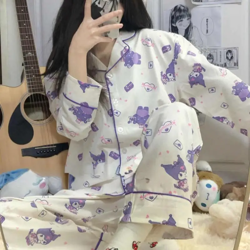 New Summer Short-Sleeved Shorts and Trousers Three-Piece Cute Cartoon Women's Pajama Suit Thin Y2K Girl's Cardigan Home Clothes
New Summer Short-Sleeved Shorts and Trousers Three-Piece Cute Cartoon Women's Pajama Suit Thin Y2K Girl's Cardigan Home Clothes