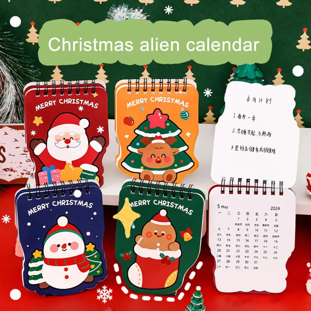 Desk Planner 2024 Festive Cartoon Desk Calendar Vibrant Mini Size Table Decoration with Colorful Patterns for Christmas Desktop
Desk Planner 2024 Festive Cartoon Desk Calendar Vibrant Mini Size Table Decoration with Colorful Patterns for Christmas Desktop