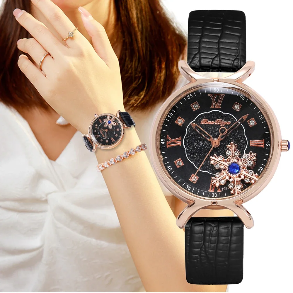 Luxury Fashion Women Watches Qualities Diamond Ladies Quartz Leather Wristwatches With Rome Mobile Snowflake Dial Woman Clock
Luxury Fashion Women Watches Qualities Diamond Ladies Quartz Leather Wristwatches With Rome Mobile Snowflake Dial Woman Clock