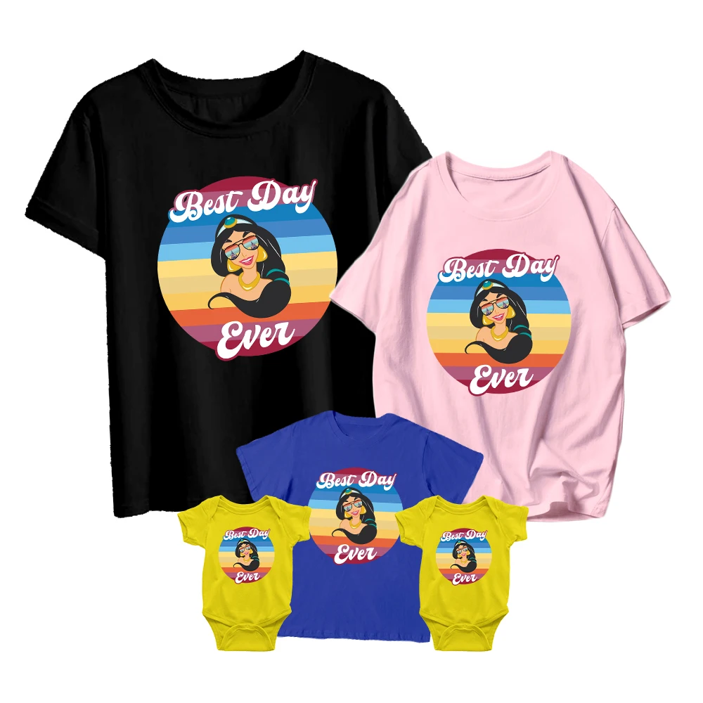 Disney Jasmine Princess with Sunglasses Family Look New Casual Kids Short Sleeve Baby Romper Sweet Summer Unisex Adult T-Shirt
Disney Jasmine Princess with Sunglasses Family Look New Casual Kids Short Sleeve Baby Romper Sweet Summer Unisex Adult T-Shirt