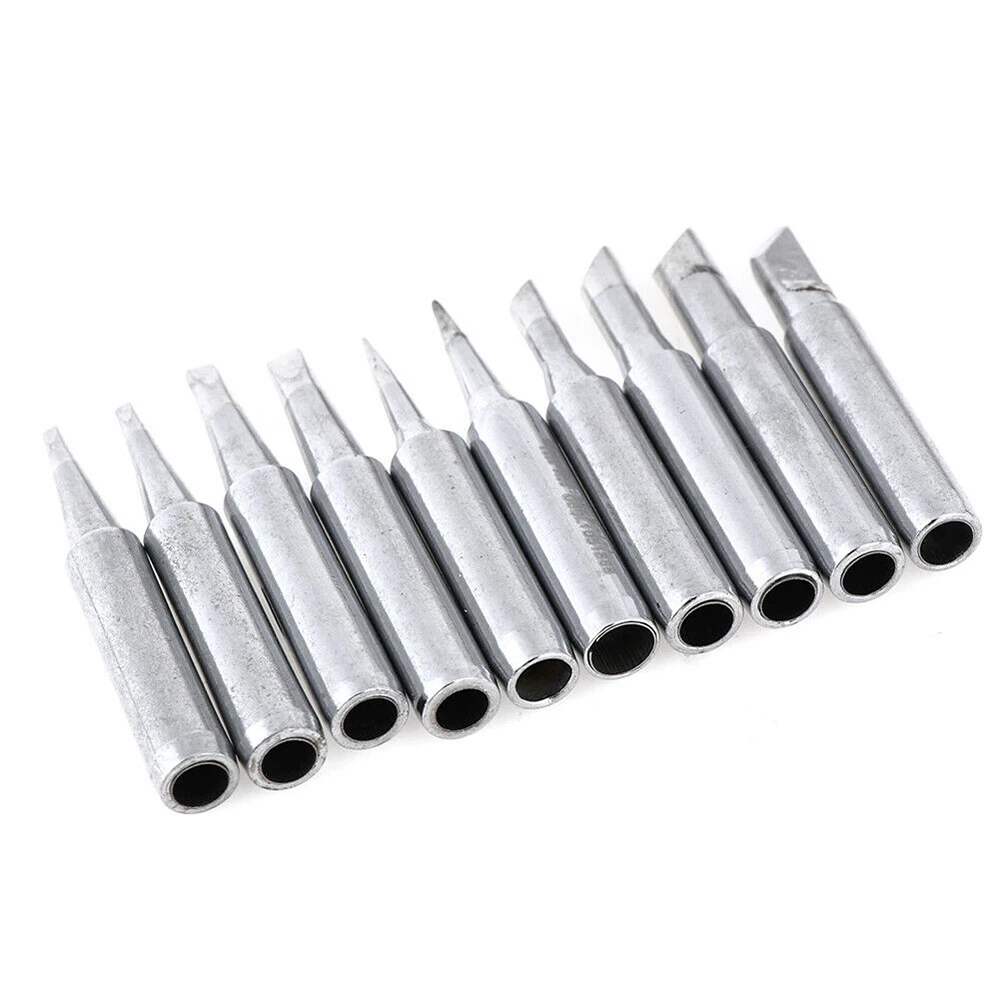 11pcs Soldering Iron Tips Solder Tip 900M-T For 936 907 898D Soldering Station 10*Soldering Iron Tips 1*Handle Adapter
11pcs Soldering Iron Tips Solder Tip 900M-T For 936 907 898D Soldering Station 10*Soldering Iron Tips 1*Handle Adapter