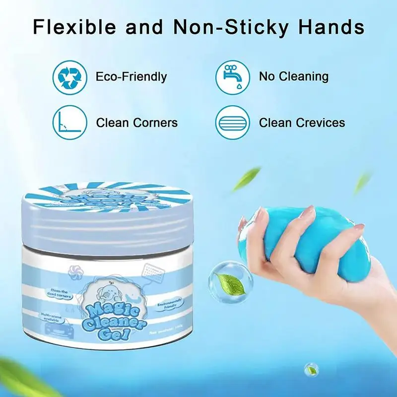Cleaning Mud Magic Cleaning Tool Safe And Odorless Interior Cleaning Gel Anti Slip And Waterproof Auto Detailing Accessory
Cleaning Mud Magic Cleaning Tool Safe And Odorless Interior Cleaning Gel Anti Slip And Waterproof Auto Detailing Accessory
