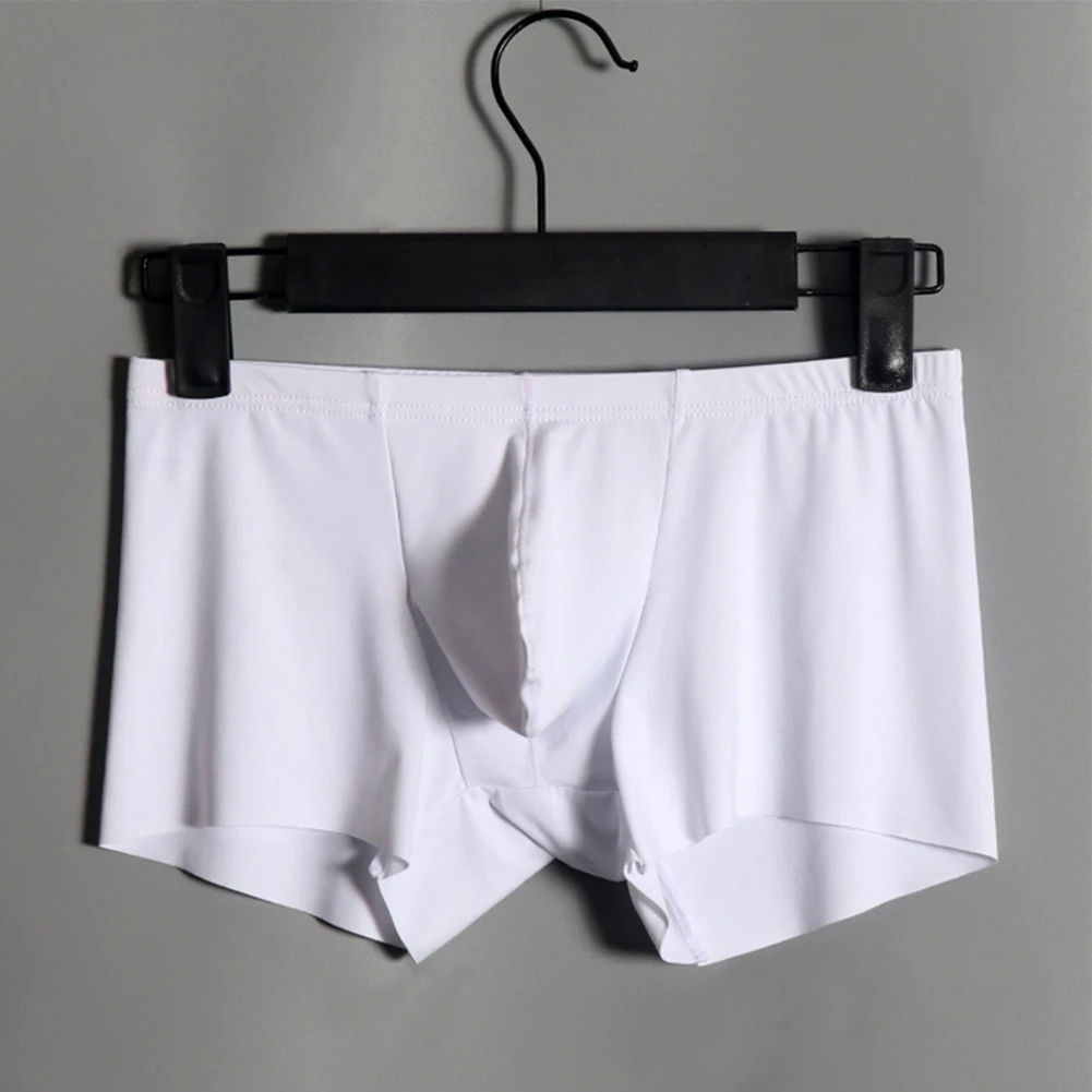 Men Trunks Underwear Elephant Nose Boxer Briefs Ice Silk Shorts Panties Bulge Pouch Underpants Ultra-thin Arrow Panties
Men Trunks Underwear Elephant Nose Boxer Briefs Ice Silk Shorts Panties Bulge Pouch Underpants Ultra-thin Arrow Panties