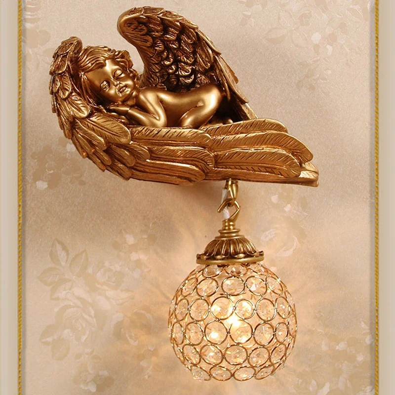 Angel Cupid Wall Lamps Baby Kids Creative Wall Sconces Lighting Fixture for Living Room Bedroom Bar Wall Mirror Light Home Decor
Angel Cupid Wall Lamps Baby Kids Creative Wall Sconces Lighting Fixture for Living Room Bedroom Bar Wall Mirror Light Home Decor