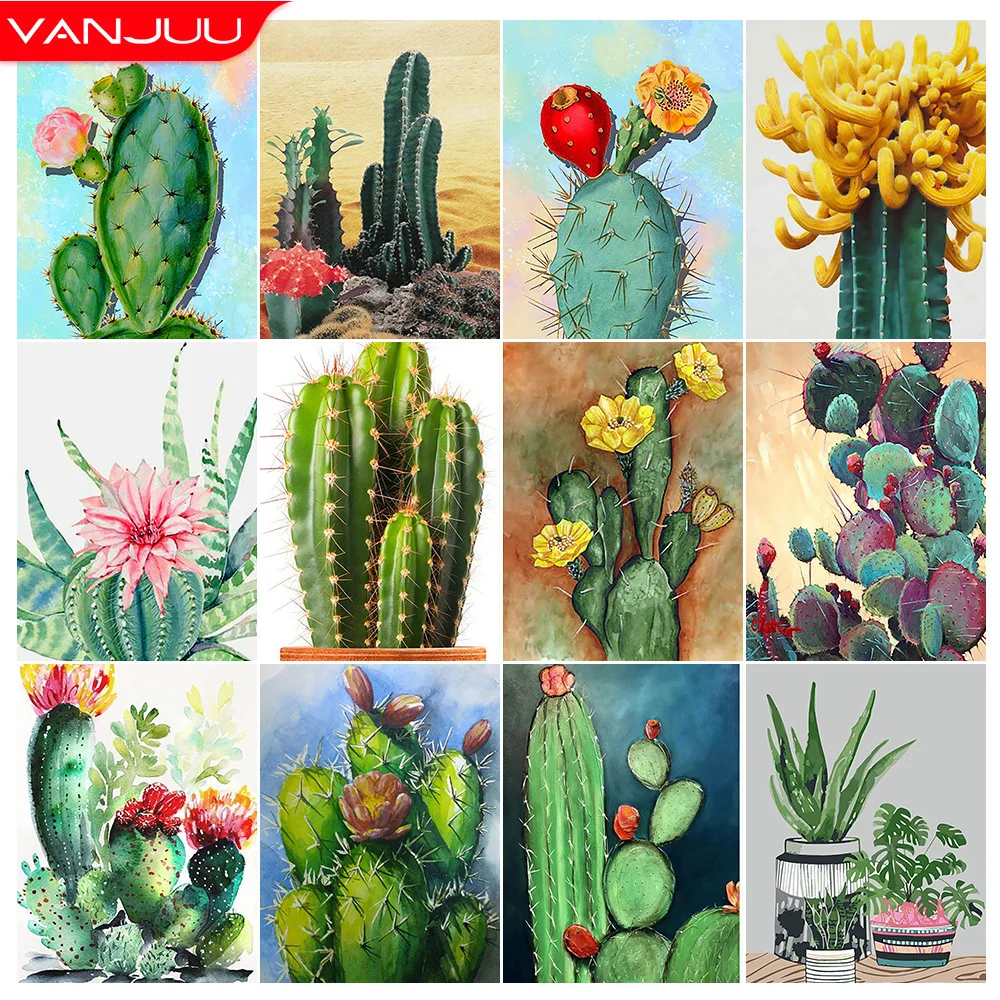 5D Plant Diamond Embroidery Cactus Cross Stitch Kit Diamond Painting Full Drill DIY Home Decor Mosaic Art Handmade Gift
5D Plant Diamond Embroidery Cactus Cross Stitch Kit Diamond Painting Full Drill DIY Home Decor Mosaic Art Handmade Gift
