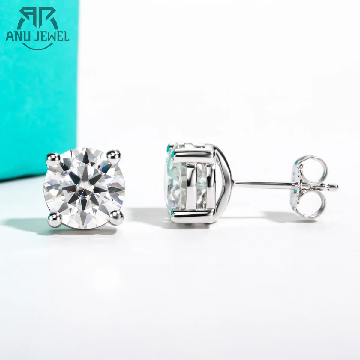 AnuJewel 10k Gold 4/3/2/1.6/1/0.6ct Moissanite Stud Earrings For Women Real 10K Gold Post Anti-allergy Men Earrings Jewelry
AnuJewel 10k Gold 4/3/2/1.6/1/0.6ct Moissanite Stud Earrings For Women Real 10K Gold Post Anti-allergy Men Earrings Jewelry