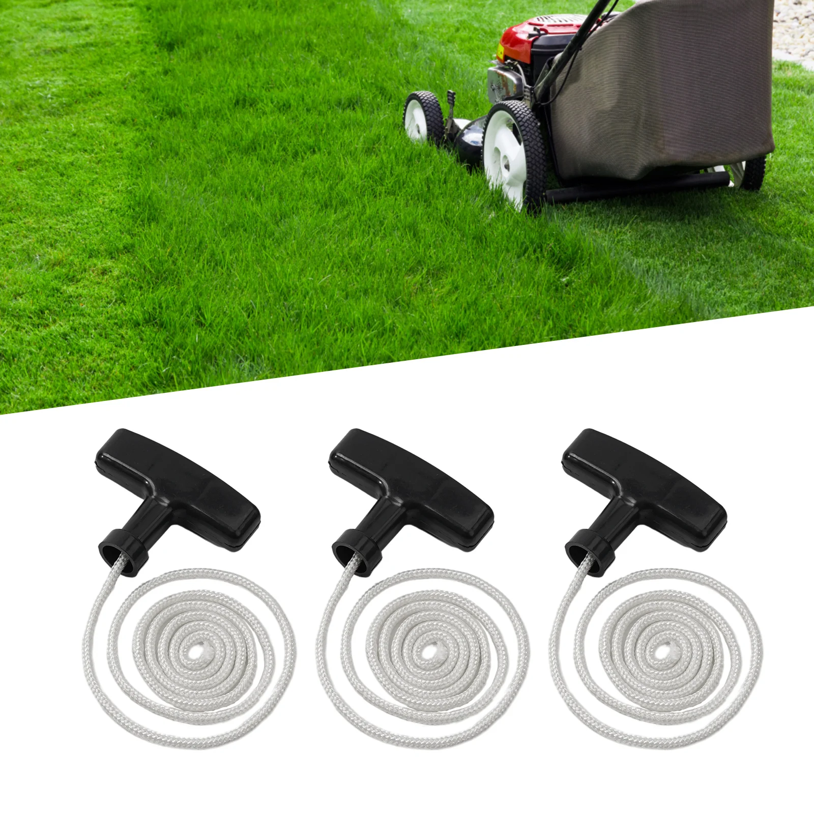Lawn Mower Pull Starter Handle Rope Recoil With Cord Line 90CM For Universal 7x5.5x1.5cm Handle Lawnmowers Parts
Lawn Mower Pull Starter Handle Rope Recoil With Cord Line 90CM For Universal 7x5.5x1.5cm Handle Lawnmowers Parts