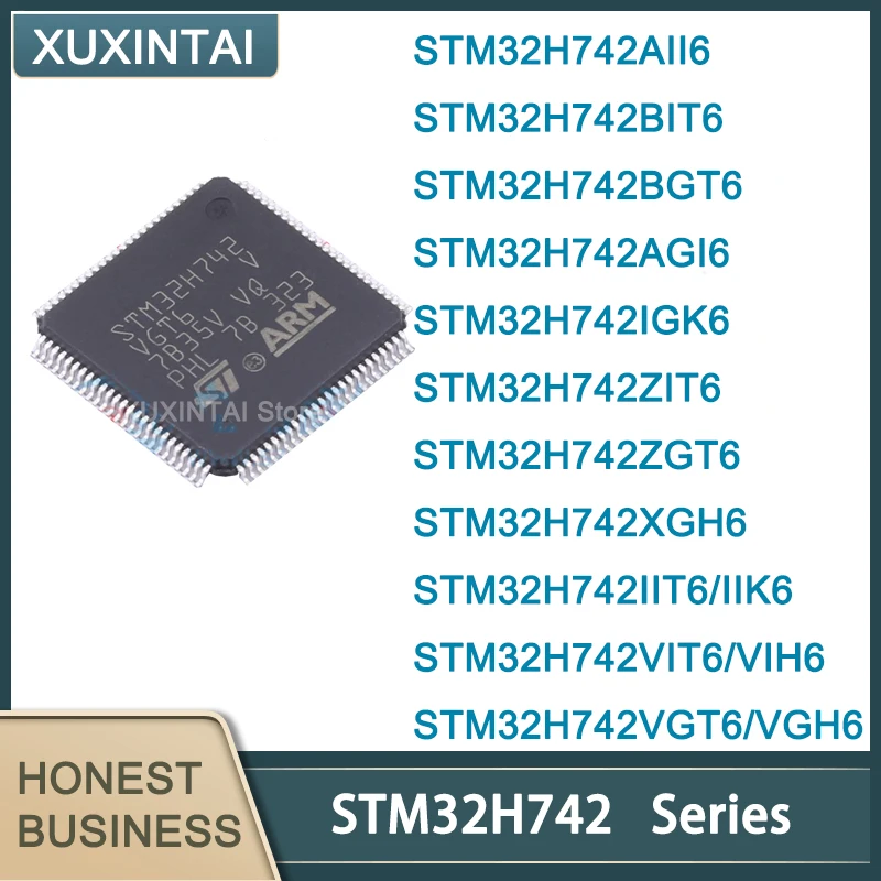 5 шт./партия, новые оригинальные STM32H742 STM32H742AII6 BIT6 BGT6 AGI6 IGK6 сgt6 XGH6 IIT6 IIK6 VIT6 VIH6 VGT6 VGH6
5 шт./партия, новые оригинальные STM32H742 STM32H742AII6 BIT6 BGT6 AGI6 IGK6 сgt6 XGH6 IIT6 IIK6 VIT6 VIH6 VGT6 VGH6