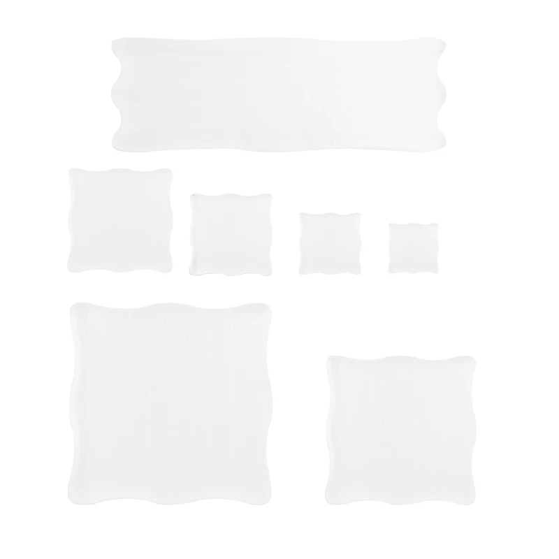 7 Pieces Clear Stamp Blocks, Acrylic Stamping Blocks Tools Set With Grid For Scrapbooking Crafts, Cards, Schedule Book
7 Pieces Clear Stamp Blocks, Acrylic Stamping Blocks Tools Set With Grid For Scrapbooking Crafts, Cards, Schedule Book