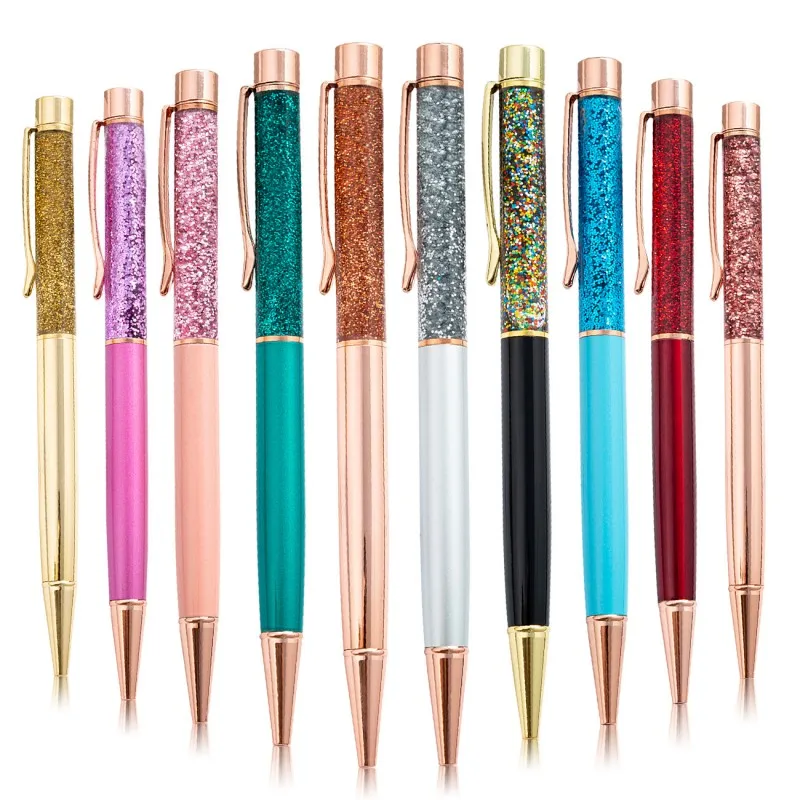 5pcs Creative Gold Foil Oil Pen Crystal Wafer Pen High-grade Metal Signature Pen Custom LOGO Lettering Engraved Name Stationery
5pcs Creative Gold Foil Oil Pen Crystal Wafer Pen High-grade Metal Signature Pen Custom LOGO Lettering Engraved Name Stationery