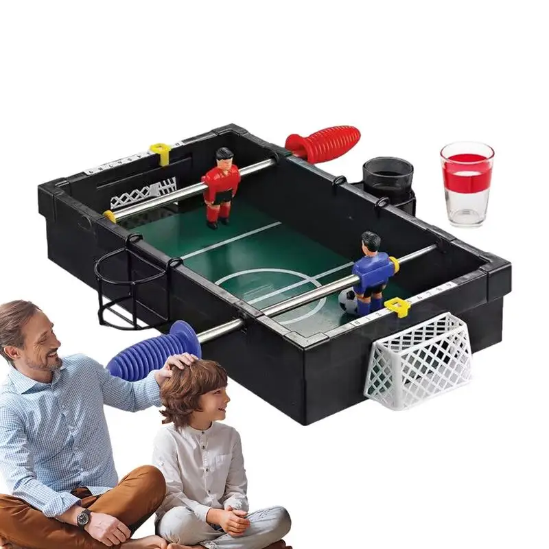 

Настольная футбольная игра, двойной футбольный матч, футбольные мини-игры, стол для игры в футбол 15 дюймов, размер для взрослых, настольная игра, настольный футбол и футбол