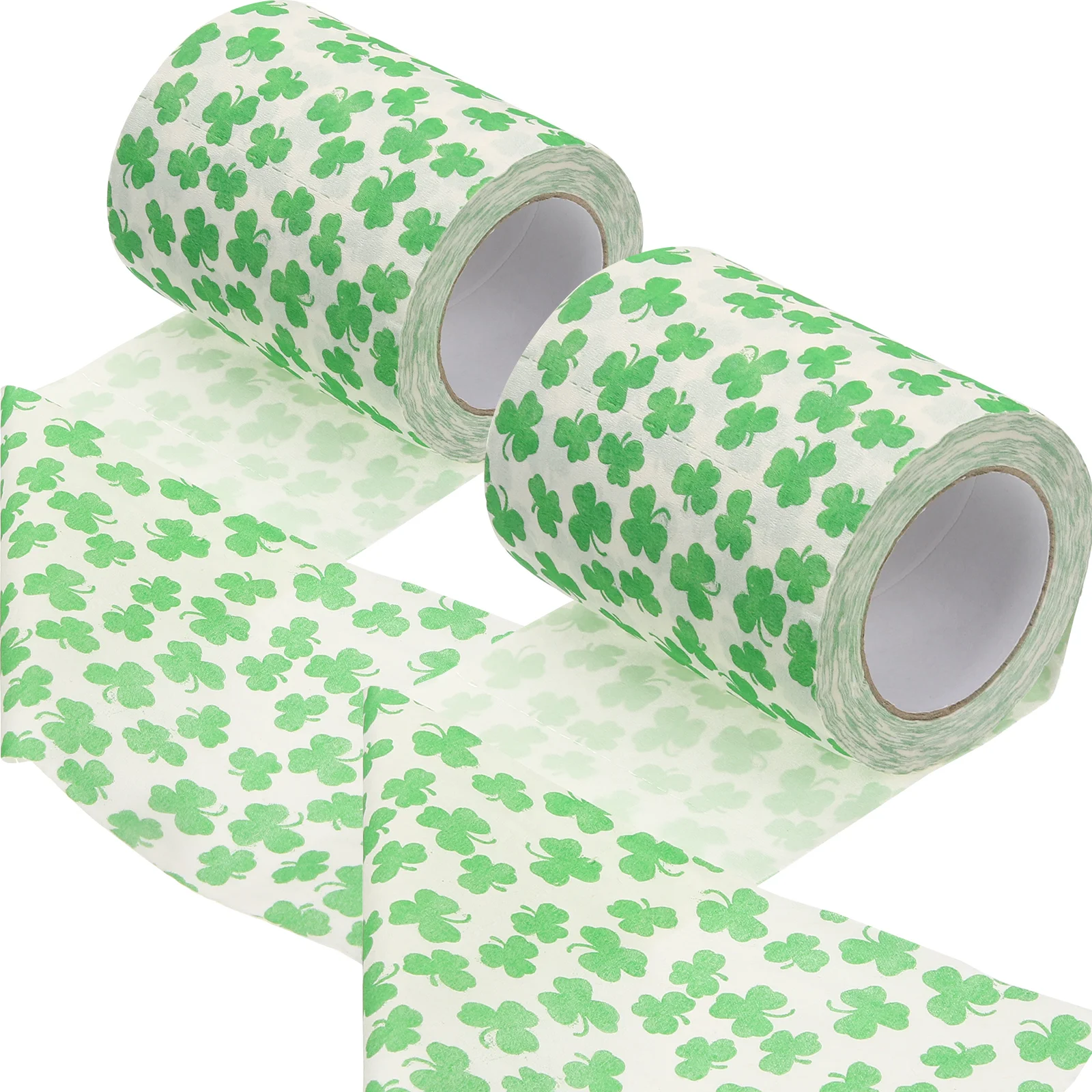 

2 Rolls Bathroom Toilet Napkin Printed Paper Napkins Wood Pulp Used Papers Tissue