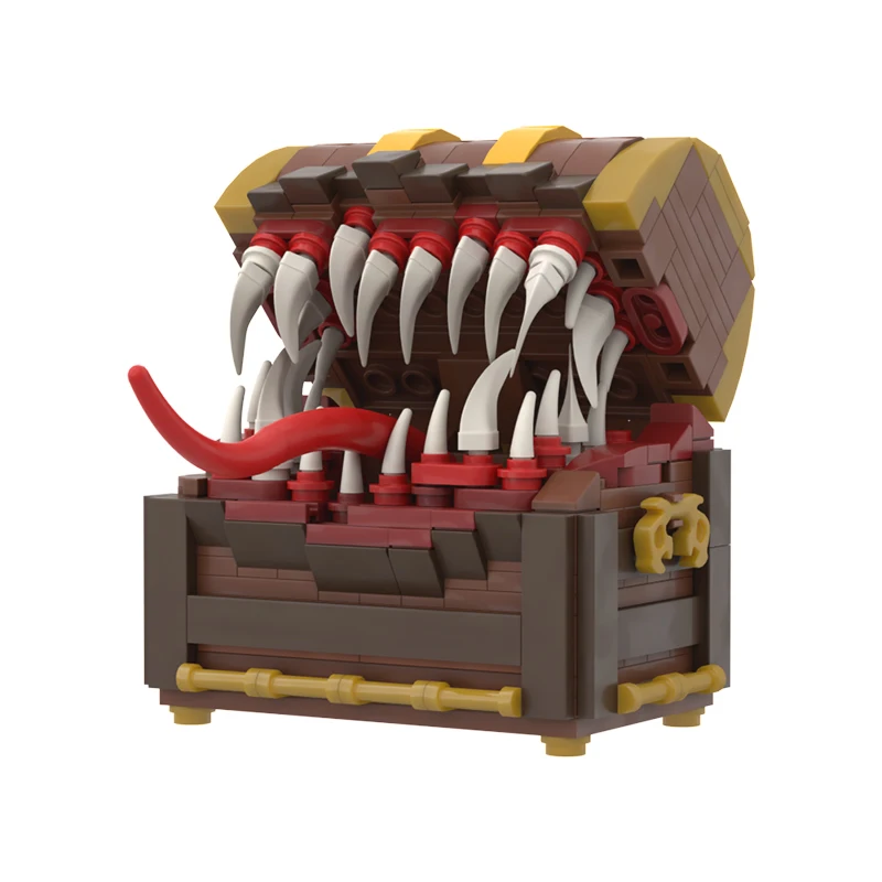 MOC Creative Treasure Chest Monster Building Block Kit Games Series Wizard Assemble Puzzle Box Bricks Model DIT Toys Xmas Gift
MOC Creative Treasure Chest Monster Building Block Kit Games Series Wizard Assemble Puzzle Box Bricks Model DIT Toys Xmas Gift