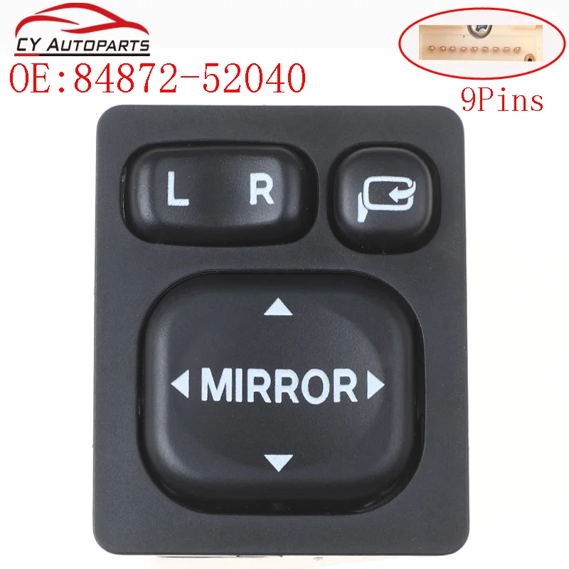Новый переключатель для зеркала заднего вида для Toyota Rav4 Vios Camry Scion Lexus 84872-52040 8487252040 84870-28020 8487028020
Новый переключатель для зеркала заднего вида для Toyota Rav4 Vios Camry Scion Lexus 84872-52040 8487252040 84870-28020 8487028020