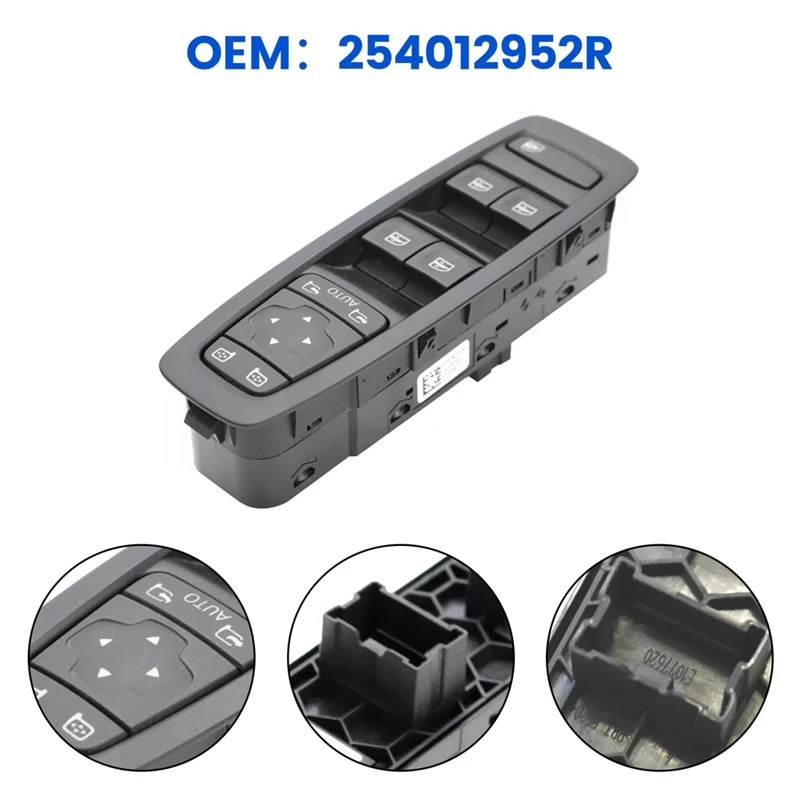 Переключатель переднего левого стекла автомобиля 254012952R для Renault Grand Scenic IV
Переключатель переднего левого стекла автомобиля 254012952R для Renault Grand Scenic IV