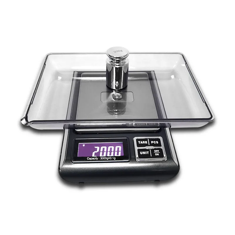 

BL-01 0.1g/3000g Mini Digital Pocket Scale LCD Display for Gold Jewelry Diamond Weighting Balance Gram Weight Electronic Scales