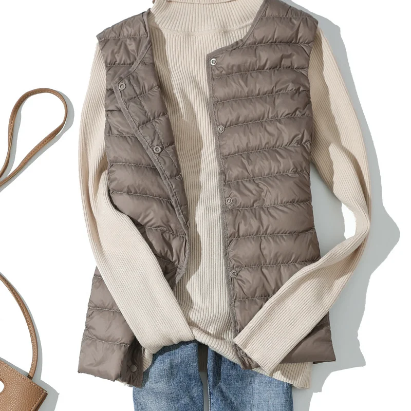 Autumn Winter Women Bigsize Down Waistcoat Jacket Ultra Light Thin White Duck Down Vest Coat Ladies Warm Sleeveless Short Tank
Autumn Winter Women Bigsize Down Waistcoat Jacket Ultra Light Thin White Duck Down Vest Coat Ladies Warm Sleeveless Short Tank