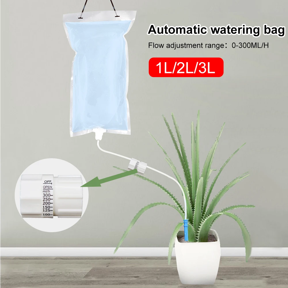 1/2/3L Automatic Watering Dripper Infusion Bag Life Support Plant Drip Irrigation Household Adjustable Plant Flower Waterer Bag
1/2/3L Automatic Watering Dripper Infusion Bag Life Support Plant Drip Irrigation Household Adjustable Plant Flower Waterer Bag