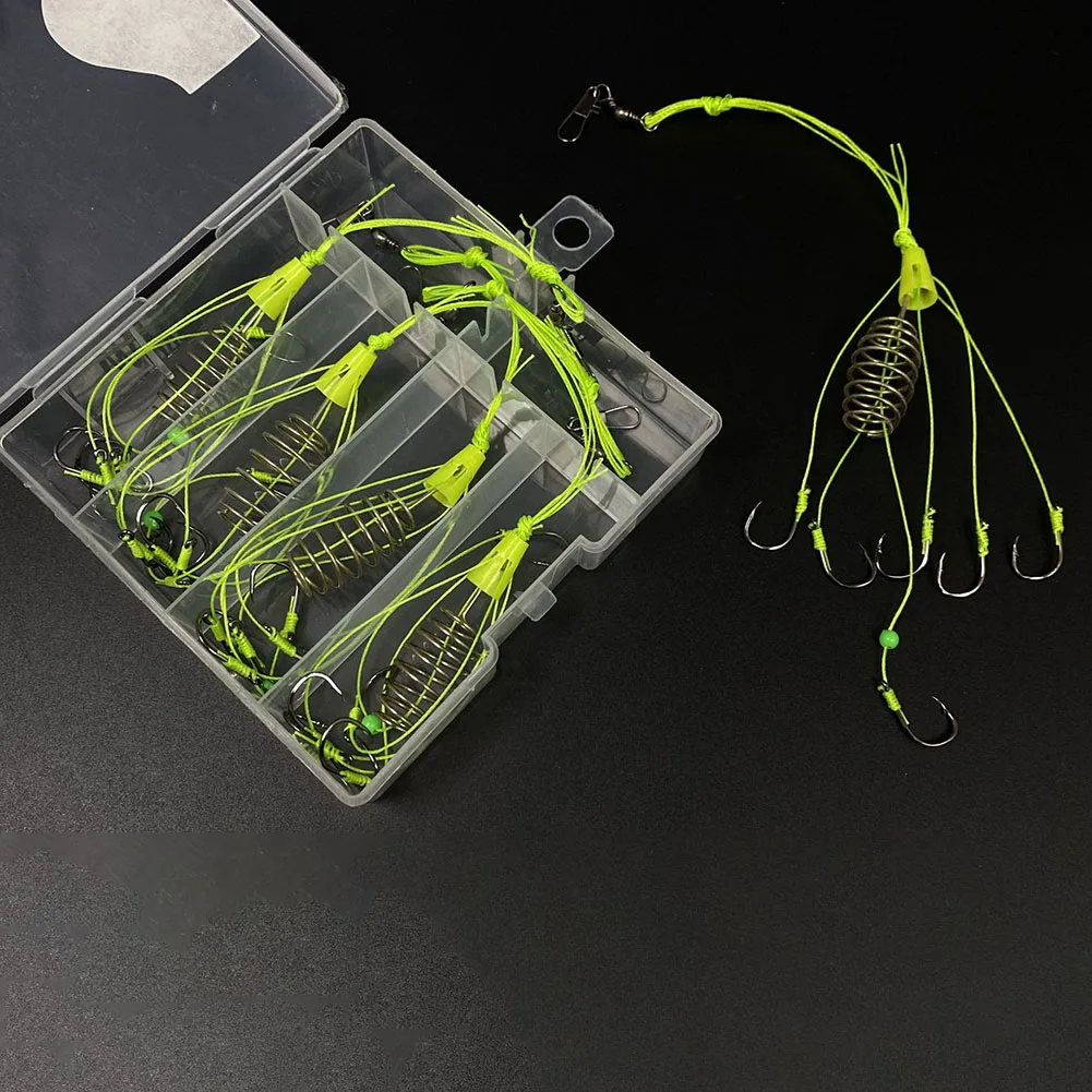 Functional and Practical Carp Fishing Hook Feeder Fishing Baits Cages Hook Rig Set Ideal for Rivers and Sea Fishing
Functional and Practical Carp Fishing Hook Feeder Fishing Baits Cages Hook Rig Set Ideal for Rivers and Sea Fishing