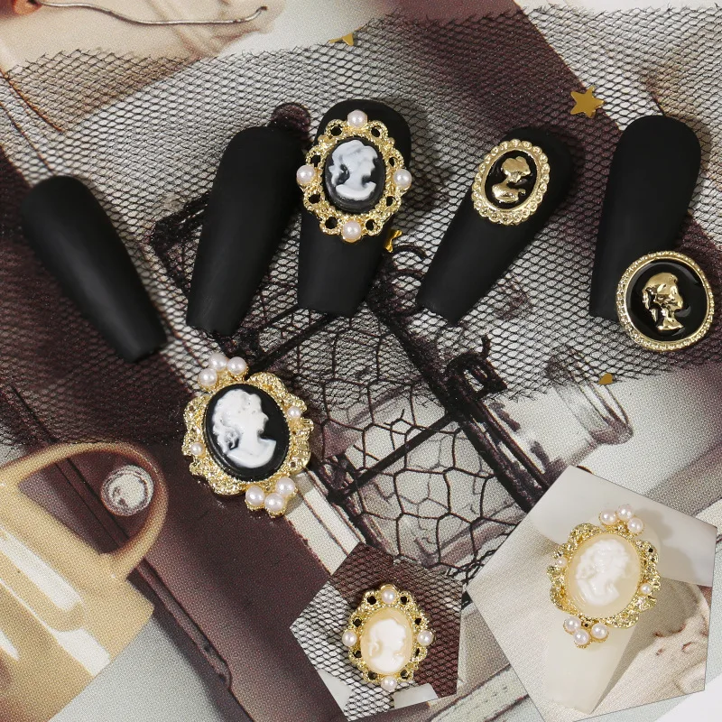10PCS/Pack New Retro Metal Nail Art Decoration Drill Baroque Bronze Metal Pearl Alloy Nail Art Letter Nail Accessories
10PCS/Pack New Retro Metal Nail Art Decoration Drill Baroque Bronze Metal Pearl Alloy Nail Art Letter Nail Accessories