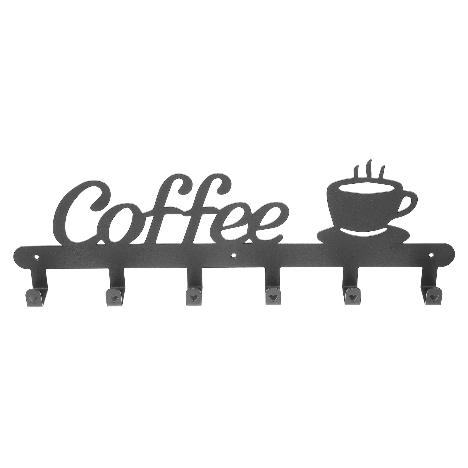 Coffee Cup Wall Hanging Display -mounted Mug Holder Storage Shelf Kitchen Gadget Iron Black Purse
Coffee Cup Wall Hanging Display -mounted Mug Holder Storage Shelf Kitchen Gadget Iron Black Purse