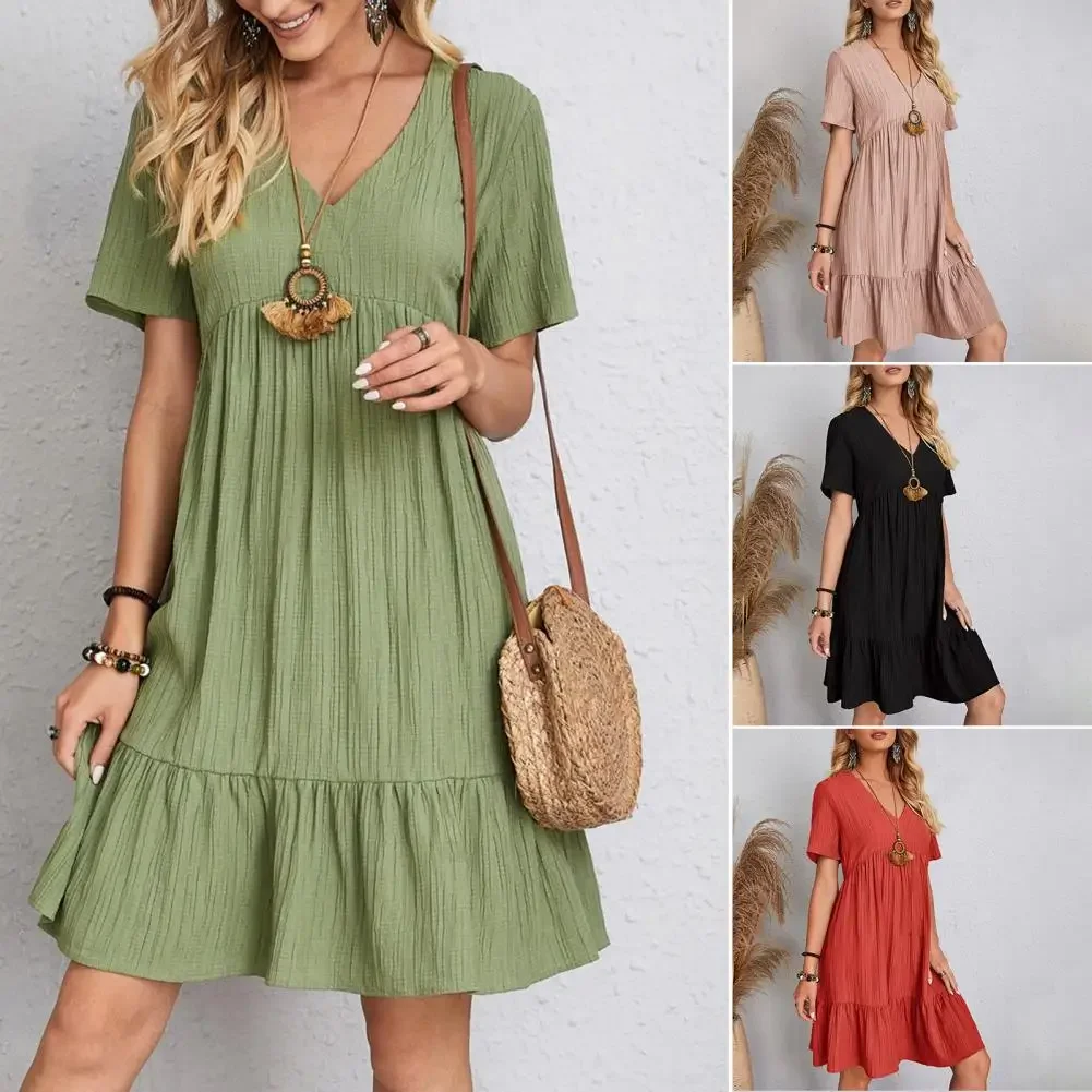 Elegant Bodycon Sexy Cotton Women's Dress for Women 2024 Summer A-line Short Sleeve Boho Midi Dresses Woman Robe Femme Ladies
Elegant Bodycon Sexy Cotton Women's Dress for Women 2024 Summer A-line Short Sleeve Boho Midi Dresses Woman Robe Femme Ladies