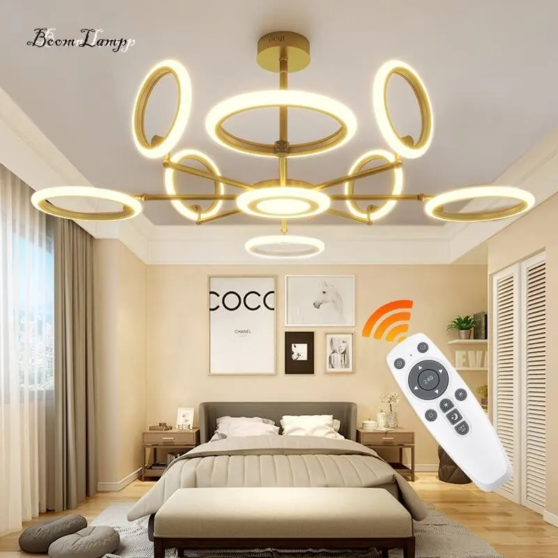 Modern Luxury LED Ceiling Lights Remote Control Home Decor Chandelier Indoor Hanging Lamps Fixture For Bedroom Living Room
Modern Luxury LED Ceiling Lights Remote Control Home Decor Chandelier Indoor Hanging Lamps Fixture For Bedroom Living Room