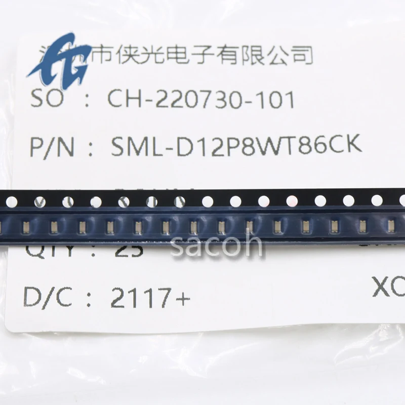 (SACOH Electronic Components) SML-D12P8WT86 SML-D12P8WT86CK 20Pcs 100% Brand New Original In Stock
(SACOH Electronic Components) SML-D12P8WT86 SML-D12P8WT86CK 20Pcs 100% Brand New Original In Stock