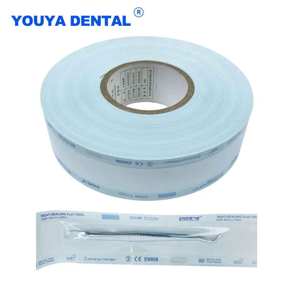 

50mm Dental Disposable Self-sealing Sterilization Pouches Bags Medical-grade Storage Bag Clinic Dentistry Tattoo Accessories