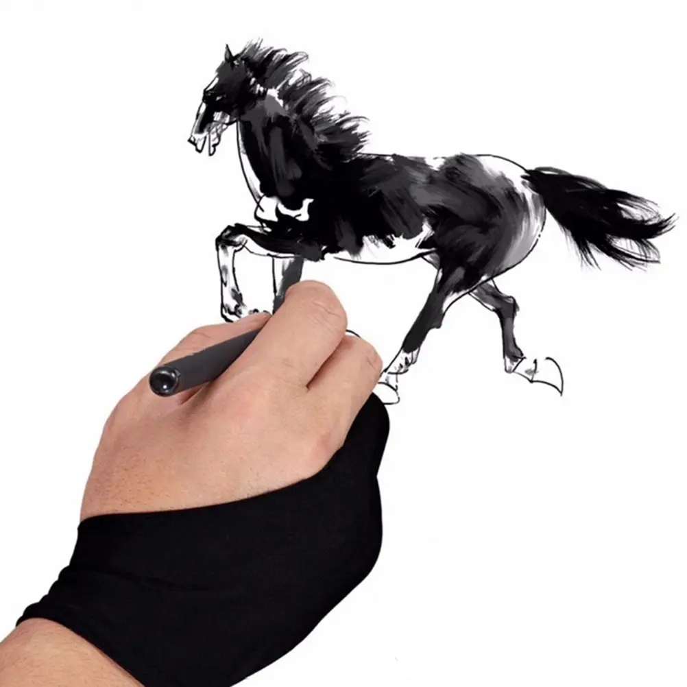 Anti-fouling 2 Finger Glove,both For Right And Left Hand Artist Drawing For Any Graphics Drawing Tablet Black
Anti-fouling 2 Finger Glove,both For Right And Left Hand Artist Drawing For Any Graphics Drawing Tablet Black