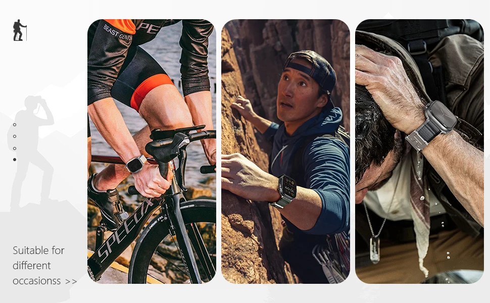 Nylon Parachute Straps For Apple Watch ultra2 Band 49mm 45mm 46mm 44mm 42mm 38 40mm correa Bracelet IWatch Series 10 9 8 7 6 SE Nylon Parachute Straps For Apple Watch ultra2 Band 49mm 45mm 46mm 44mm 42mm 38 40mm correa Bracelet IWatch Series 10 9 8 7 6 SE