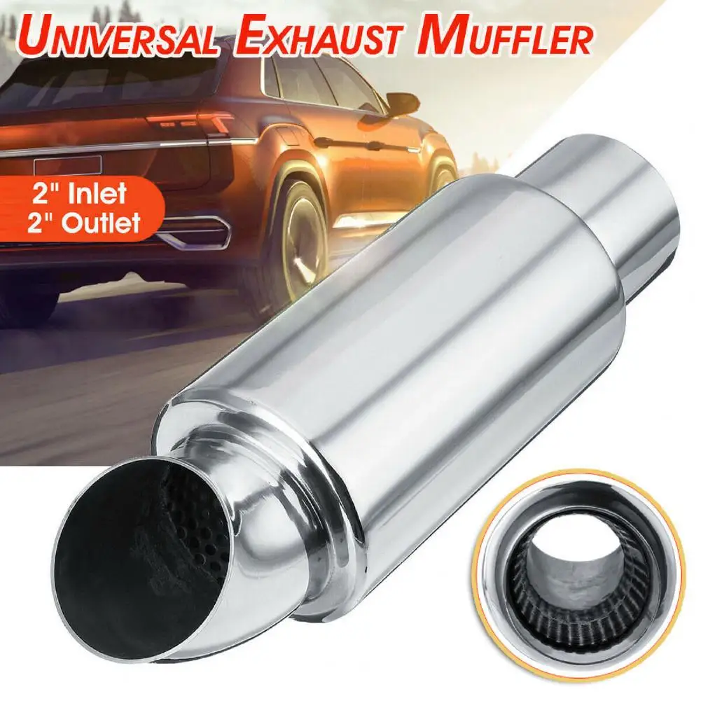 

Car Downpipe Great Anti-oxidizing Heat-resistant Car Straight Exhaust Tail Pipe for SUV Muffle Pipe Exhaust Pipe