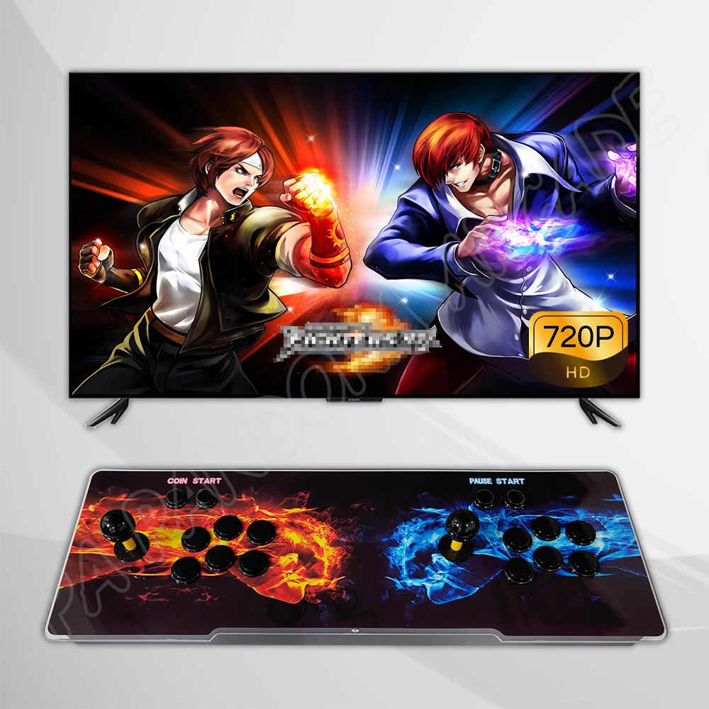 

9800 in 1 For Pandora Saga DX2 DX Plus Box 3D Retro Cabinet Support Multiplayer HDMI Output Arcade Game Console 4 Players Bartop