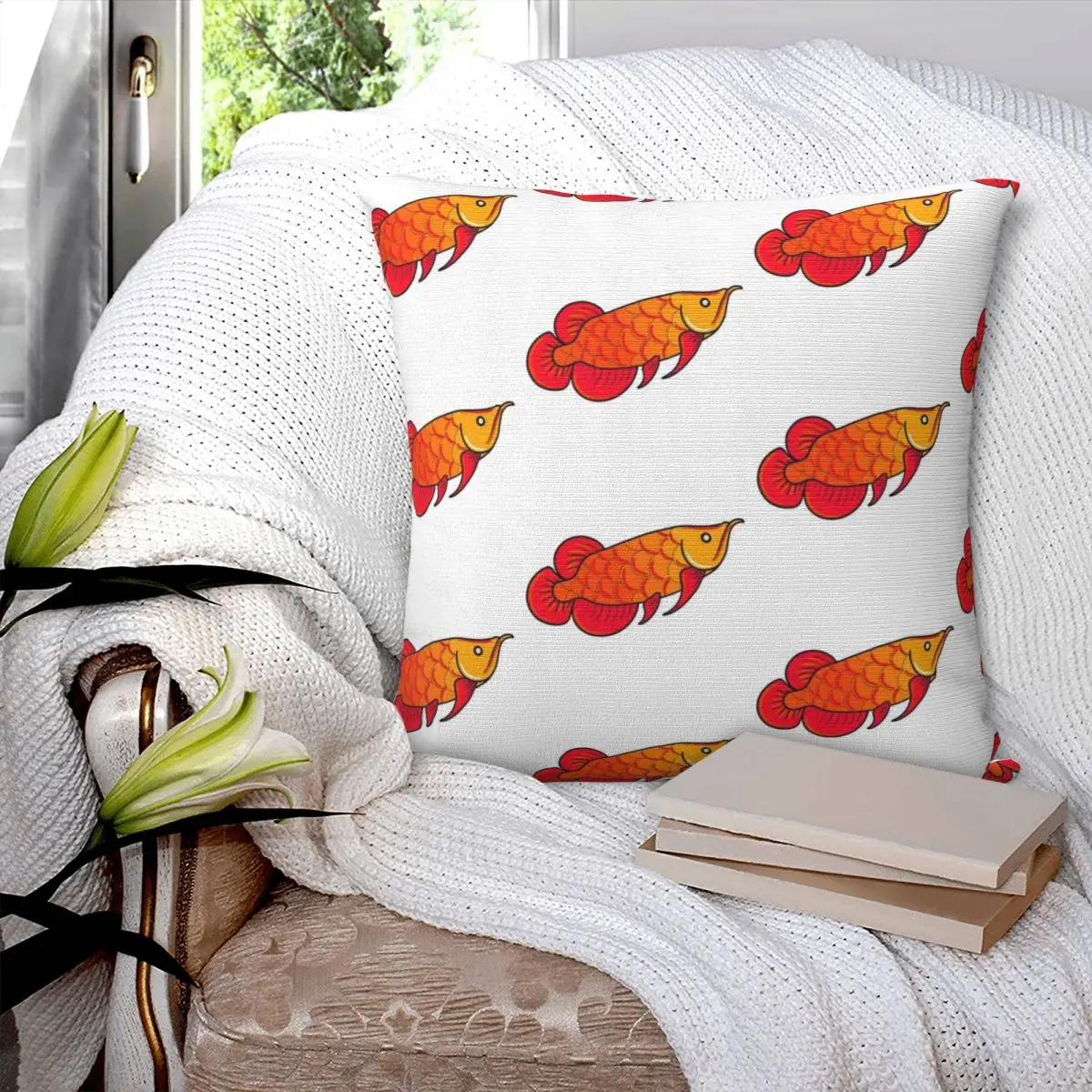Arowana Fish Square Pillowcase Pillow Cover Polyester Cushion Decor Comfort Throw Pillow for Home Bedroom
Arowana Fish Square Pillowcase Pillow Cover Polyester Cushion Decor Comfort Throw Pillow for Home Bedroom