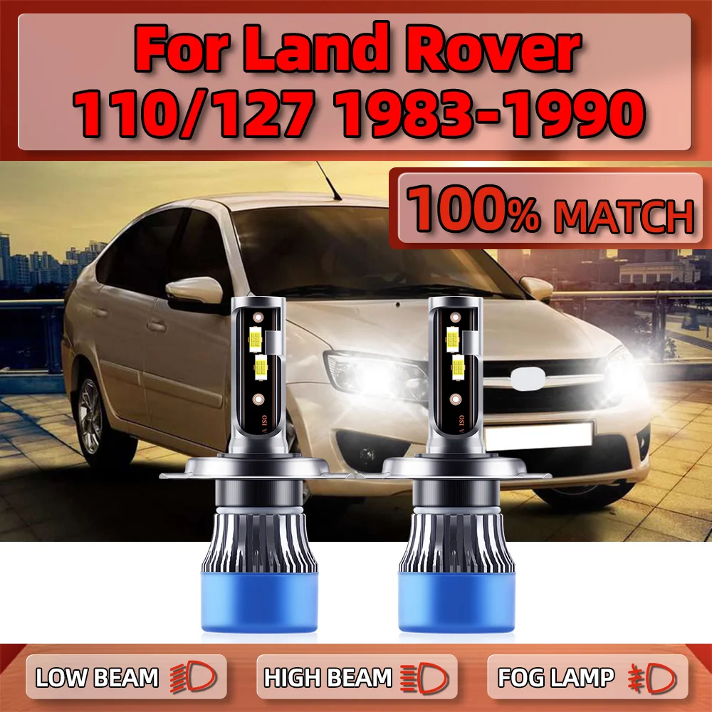 LED Headlight Bulbs 20000LM Super Bright Auto Lamps 12V 6000K High Low Beam For Land Rover 110/127 1983-1986 1987 1988 1989 1990
LED Headlight Bulbs 20000LM Super Bright Auto Lamps 12V 6000K High Low Beam For Land Rover 110/127 1983-1986 1987 1988 1989 1990