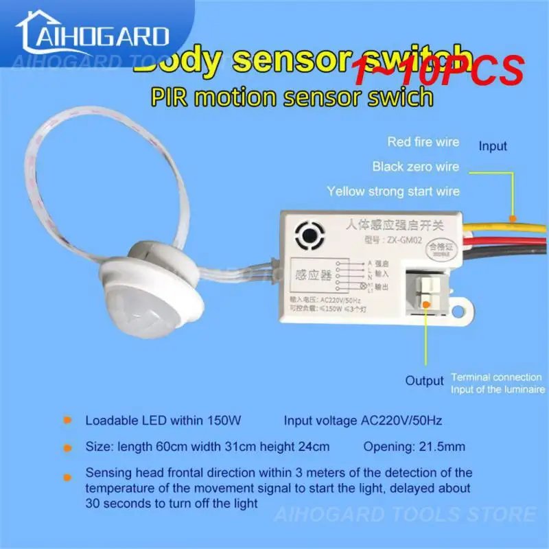 1~10PCS hotsale Infrared Motion Automatic Light Sensor IR Detector Switch Control Ceiling Light Human Body Automatic Induction 
1~10PCS hotsale Infrared Motion Automatic Light Sensor IR Detector Switch Control Ceiling Light Human Body Automatic Induction