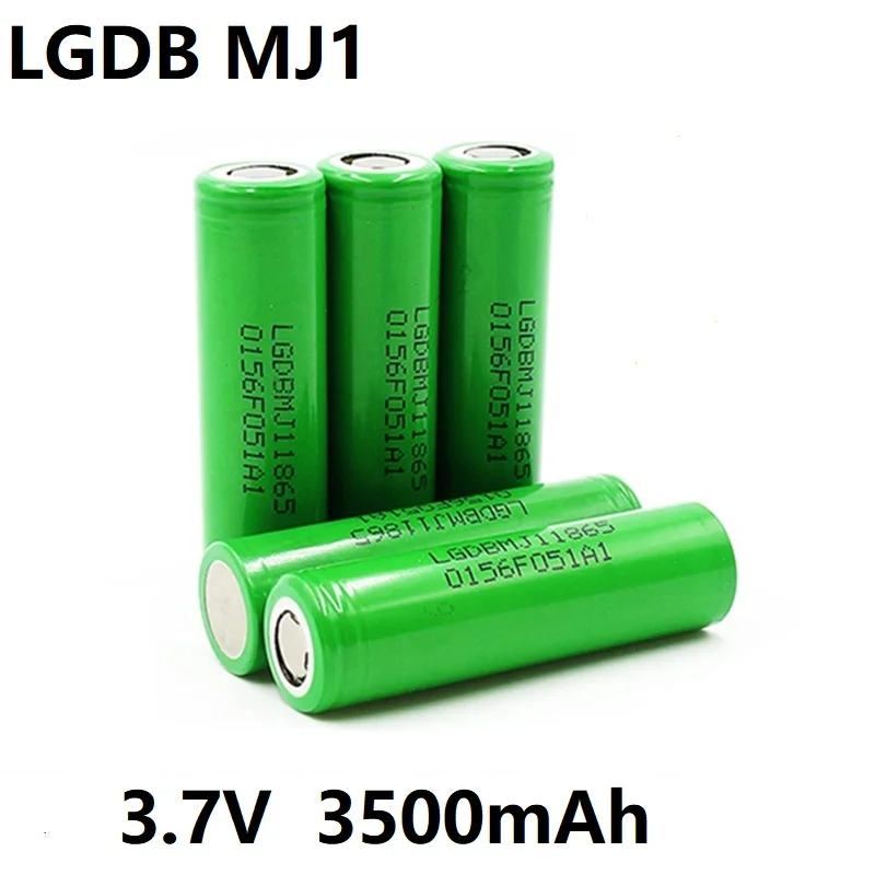 

Air Express LGDB MJ1 18650 3.7V 3500mAh 30A Discharge Lithium-ion Rechargeable Battery for: Flashlights, Wheelchairs, Etc