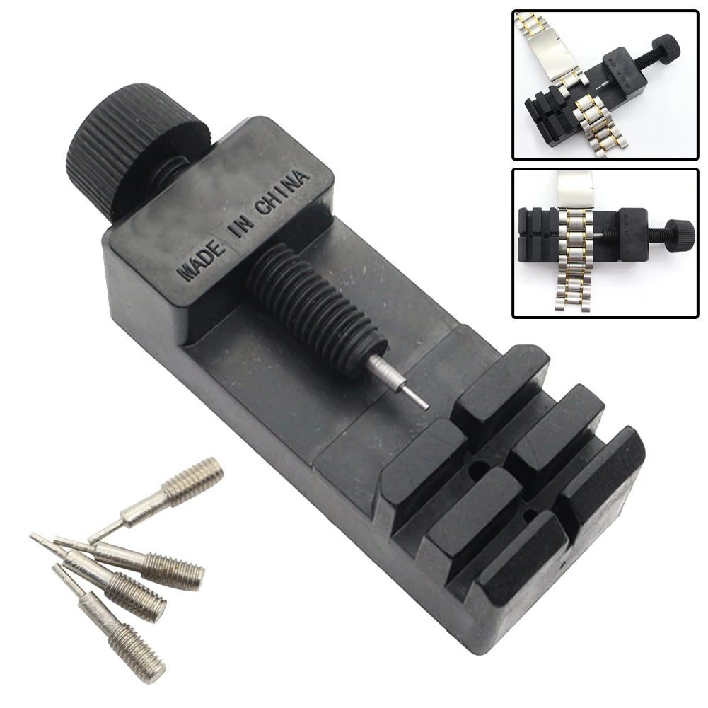 New Practical Link Pin Remover Watch Strap 5pcs Set 78*28*20mm ABS Adjuster Black Easily Link Pin Opener Plastics
New Practical Link Pin Remover Watch Strap 5pcs Set 78*28*20mm ABS Adjuster Black Easily Link Pin Opener Plastics